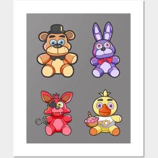 Five Nights at Freddy's Plush Toy Set Posters and Art